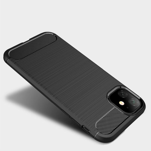 SKALO iPhone 11 Armor Carbon Stødsikker TPU-cover