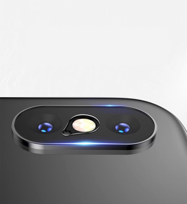 2-PACK iPhone XS Max Härdat Glas till Kameralinsen (Kameraskydd)