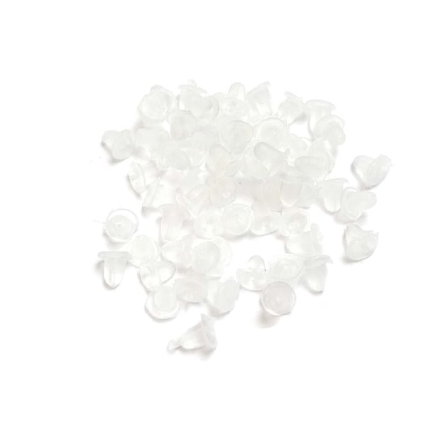 Bakstycken för örhängen av plast 20-pack