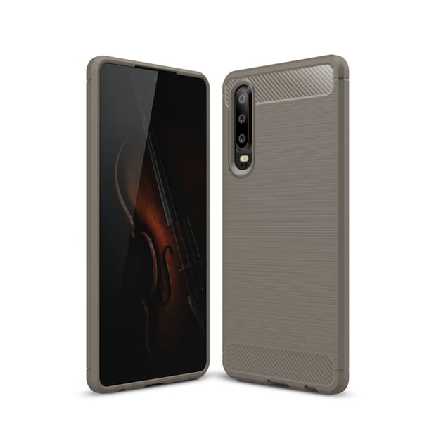 SKALO Huawei P30 Armor Carbon Stødsikker TPU-cover