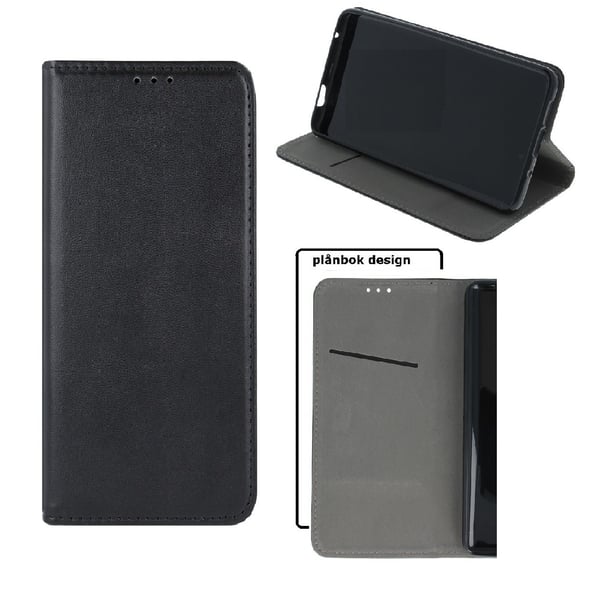 Huawei P30 Pro - Smart magnetisk etui mobilpung - Sort