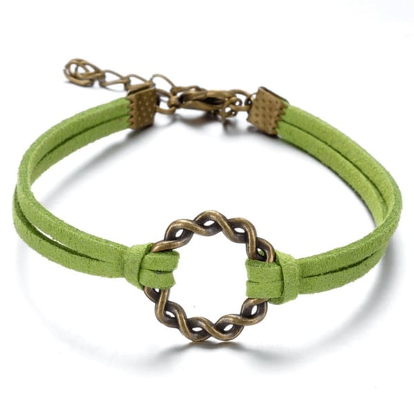 Armband med symbolen "Flätad ring" i metall - Flera färger