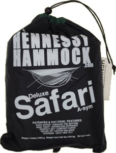 HENNESSY SAFARI DELUXE ZIP HHM66, hängmatta med tarp och insekstnät