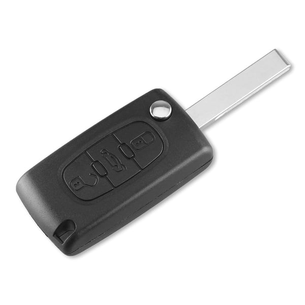 3-knapps fjernkontroll CE0536 433MHz ID46 chip HU83 for Peugeot
