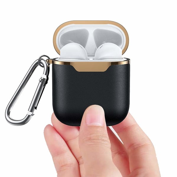 Beskyttelsesdeksel til AirPods - Svart / Gull