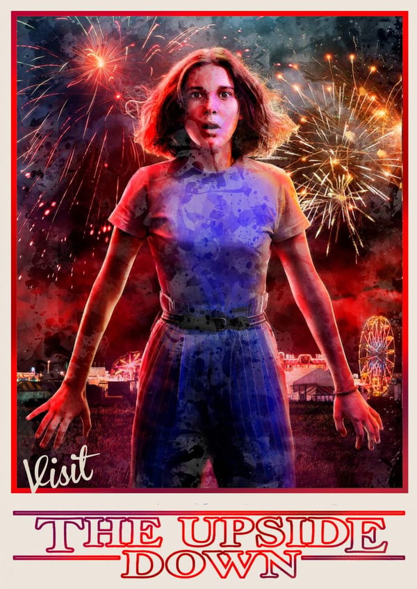 A3 Print - Stranger Things - Eleven