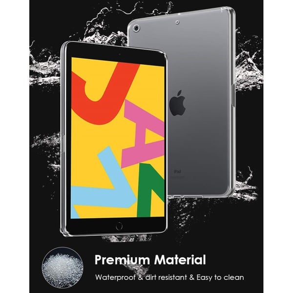 iPad 10.2 2021/2020/2019 TPU - deksel - Gjennomsiktig