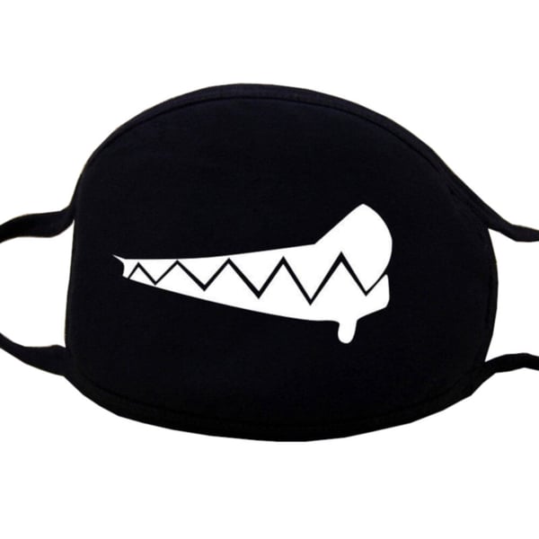 Ansiktsmaske - Svart - Rabies - Maskerade