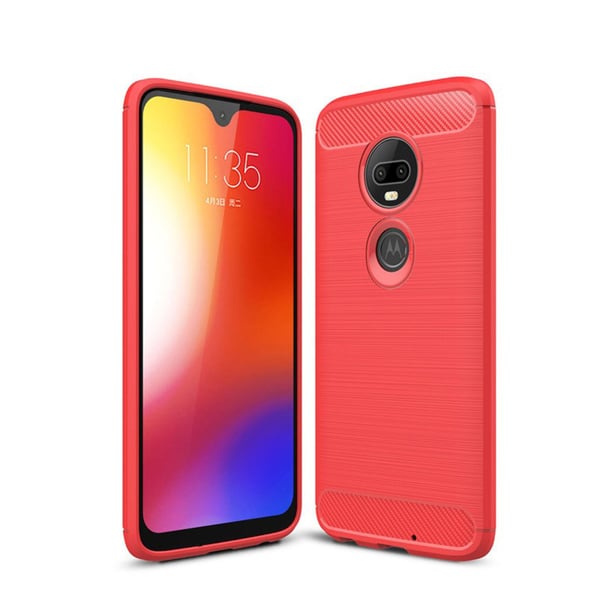 Stöttåligt Armor Carbon TPU-skal Moto G7 Plus