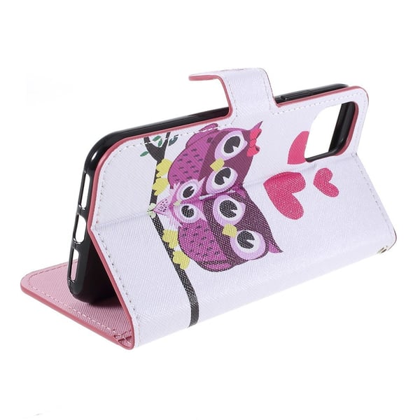 Pung etui til iPhone 11 Pro Max - Uglefamilie