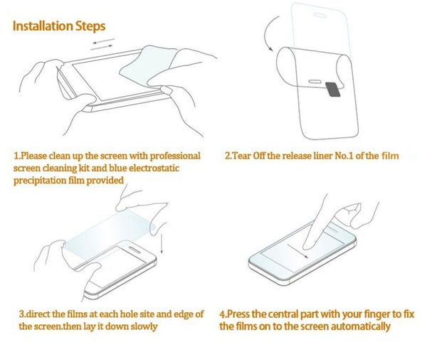 3x Fullskjermbeskytter for Samsung S10 i plastisk fingeravtrykk