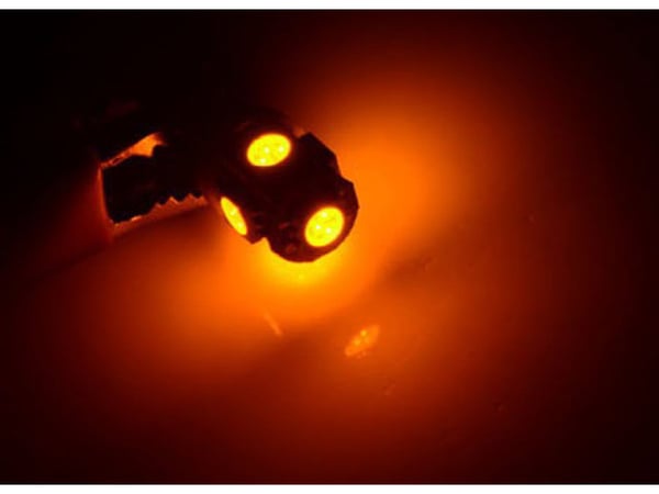 BA9S keltainen led 5kpl SMD5050 siru 2-pack T4W muotoilu
