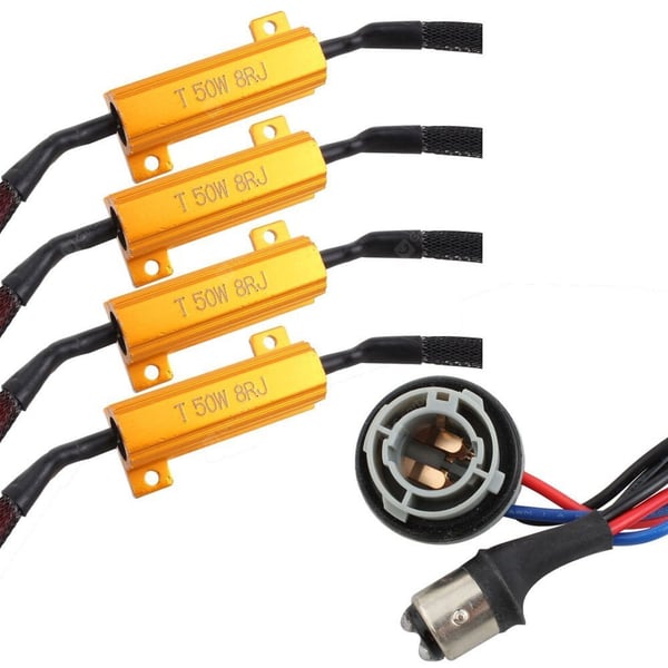2X 1157 P21/5W BAY15D Decoder motstånd problemlösare canbus