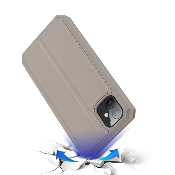 iPhone 11 Pro MAX - Dux Skin X Bookcase Kotelolompakko - Kulta
