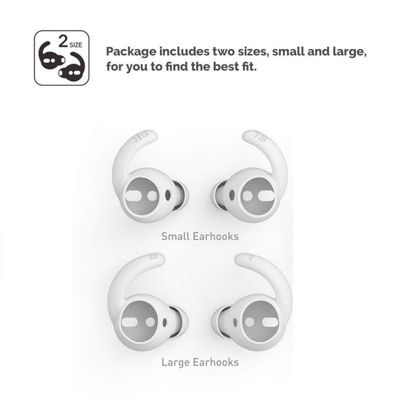 C4U Earhooks In-ear för AirPods 2 Earhooks / Earbuds silikon kit