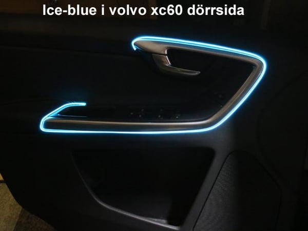 Glowstrip 200cm Isblå ger behaglig glödande effekt som neon