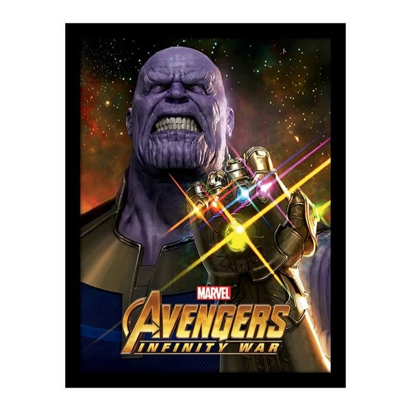Avengers, Indrammet plakat 35 x 46 cm