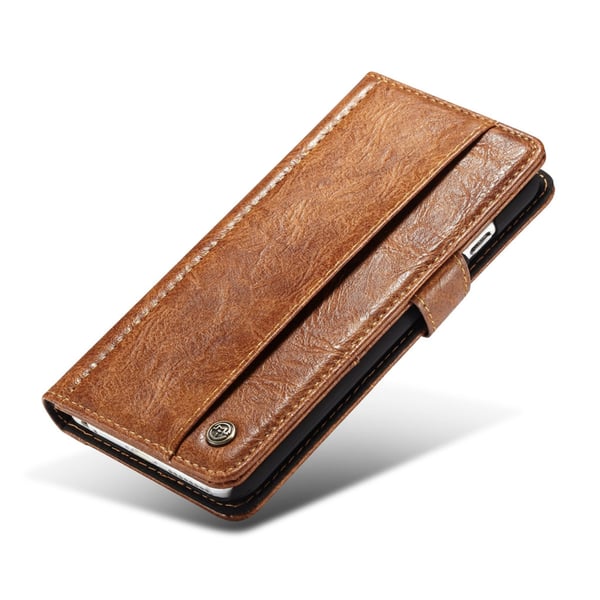 CaseMe iPhone 6 & 6S Crazy Horse -kuvioinen nahkakotelo