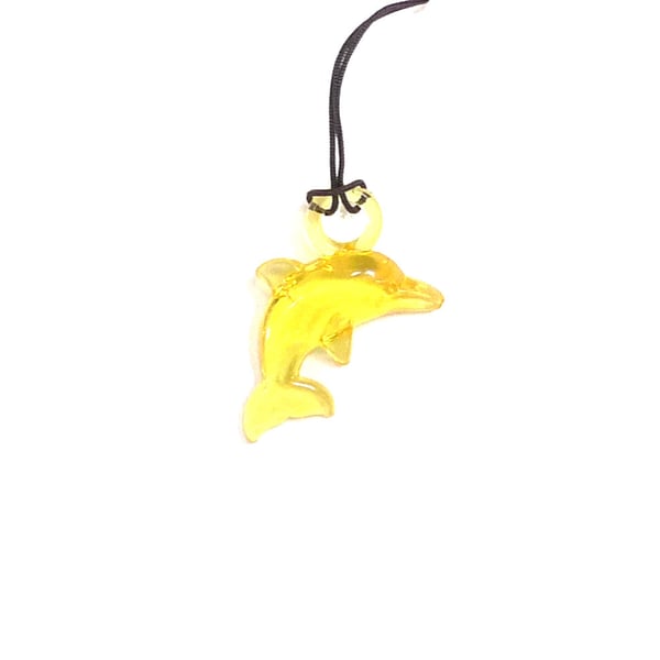 Delfinhalsband Ljusgul