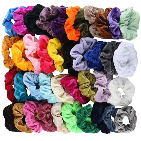 3 fløyelshår Scrunchies, hårbånd, hårbånd, hårbånd