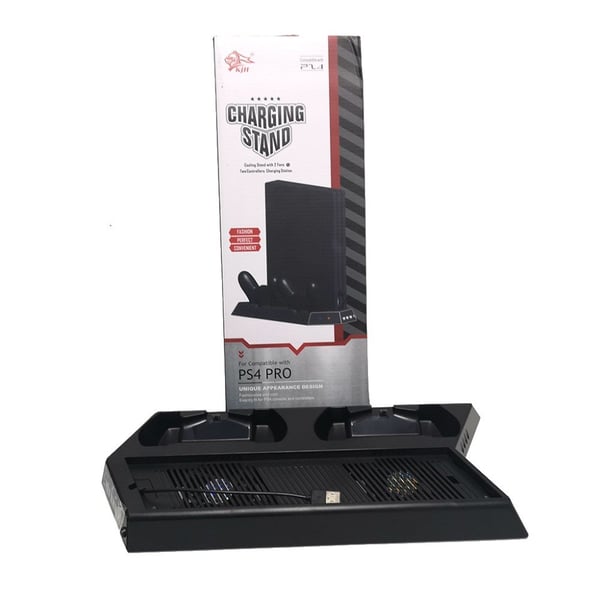 KJH PS4 Pro Opladningsstandkøler 4 i 1