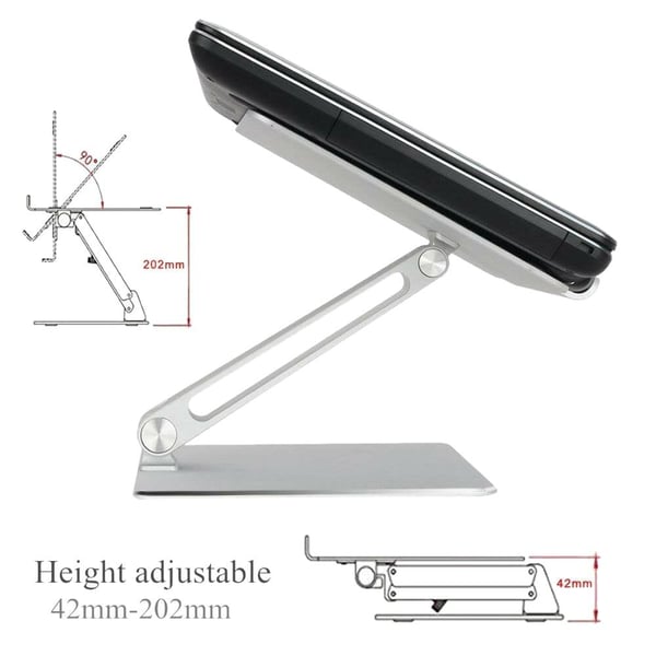 Laptopstativ, 7 til 17 tommer - 28 cm
