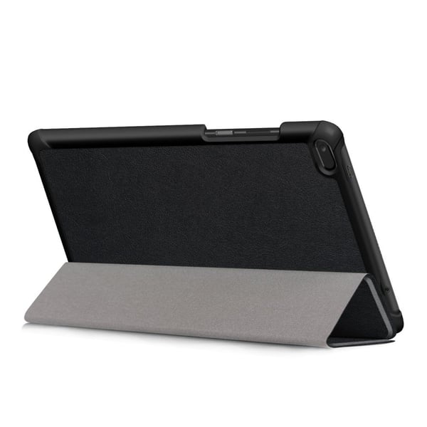 Tredobbelt standercover til Lenovo Tab E8 - Sort