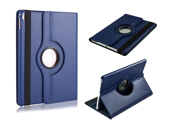 iPad 2 / 3 / 4 - etui Roterbar 360° - blå