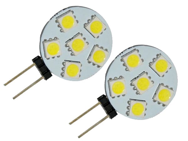 G4 0,7w 6000k Led lampor husvagn husbil båt 2-pack