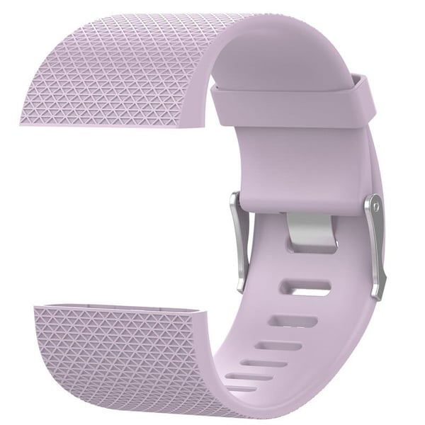 Klokkerem kompatibel med Fitbit Surge, Lyslilla - L