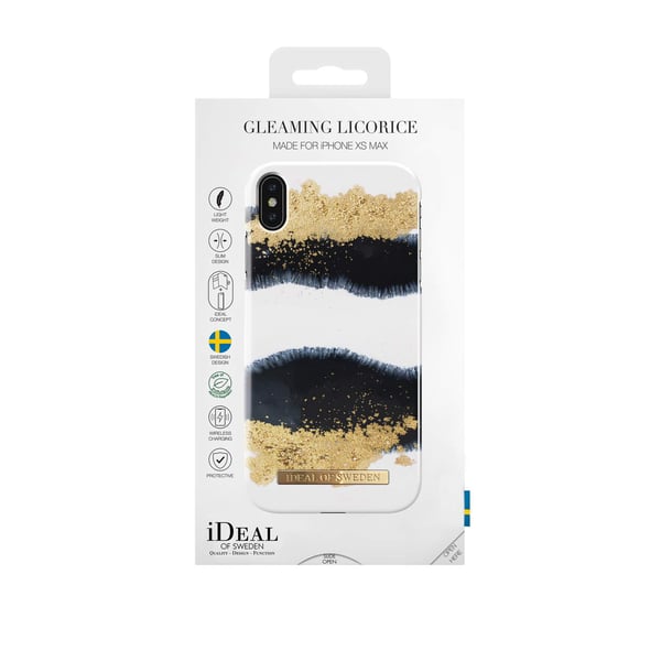 iDeal Of Sweden iPhone XS Max -kuori - Gleaming Licorice