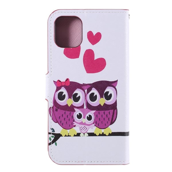 Pung etui til iPhone 11 Pro Max - Uglefamilie