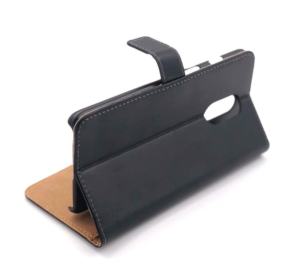 Plånboksfodral Äkta Skinn Oneplus 7