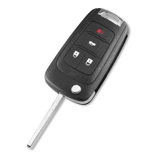 Flip fjernnøkkelveske med 4 knapper HU100 for Opel