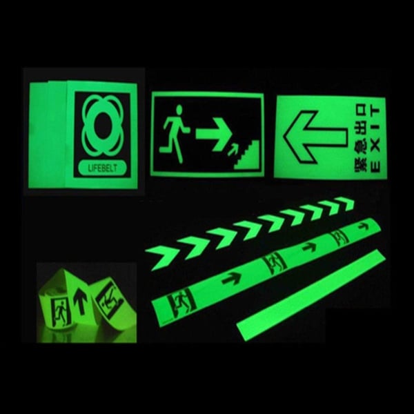 Selvlysende Tape / Glow in the Dark - 2 cm x 3 meter