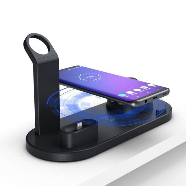 Latausasema Apple iPhone/Android - laite/tyypin C laite - musta