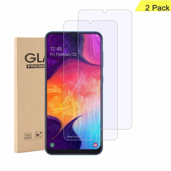 2 Pack Samsung Galaxy A40 Härdat glas Skärmskydd (SM-405FN)