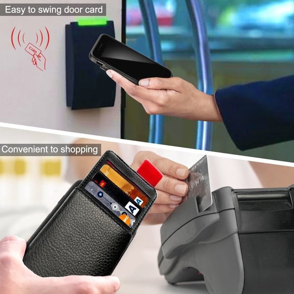 iPhone/Samsung/Huawei - Deksel - Skjult Kortlomme / Kortholder - iPhone X/XS