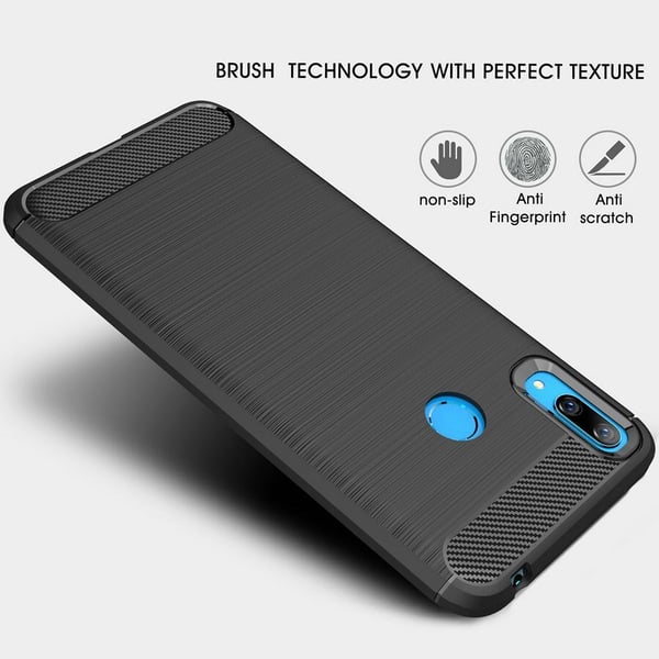 Stöttåligt Armor Carbon TPU-skal Huawei Y6 2019
