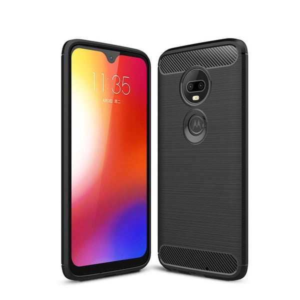 Stöttåligt Armor Carbon TPU-skal Moto G7 Plus