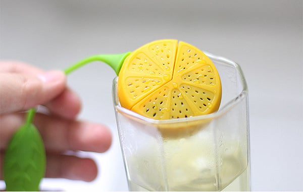 Te Si / Te Holder i Silikone - Citron