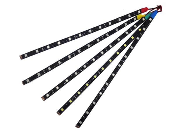 Led slinga 2-pack 30cm Gul-Orange ledstripe ledslinga styling