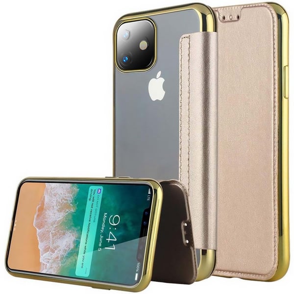 SKALO iPhone 11 Pro Max Lompakkokotelo TPU Ultra Ohut