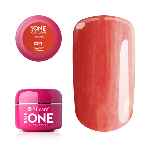 Base one - Pearl - Sweet coral 5g UV-gel