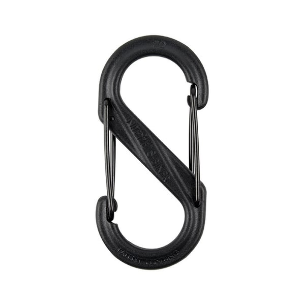 karbin plast, S-karbin plast, NITE IZE S-BINER DUALCARBINER #4 black