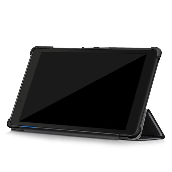 Tredobbelt standercover til Lenovo Tab E8 - Sort