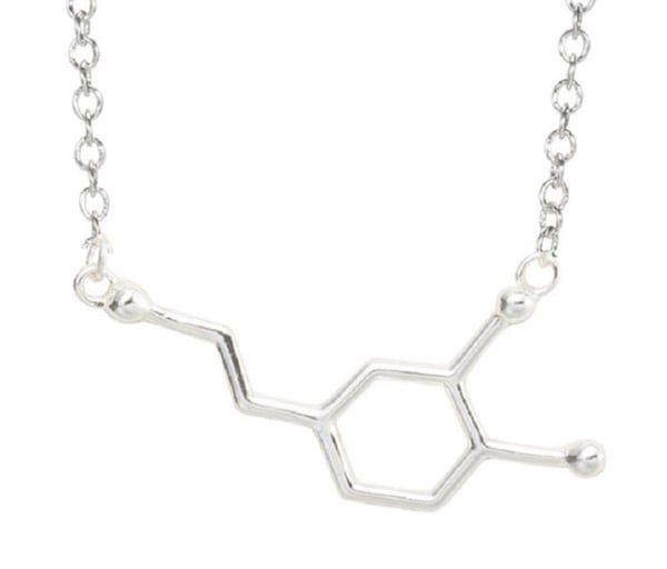 Halsband Dopamin Molekyl Signalsubstans Kemi Molecule