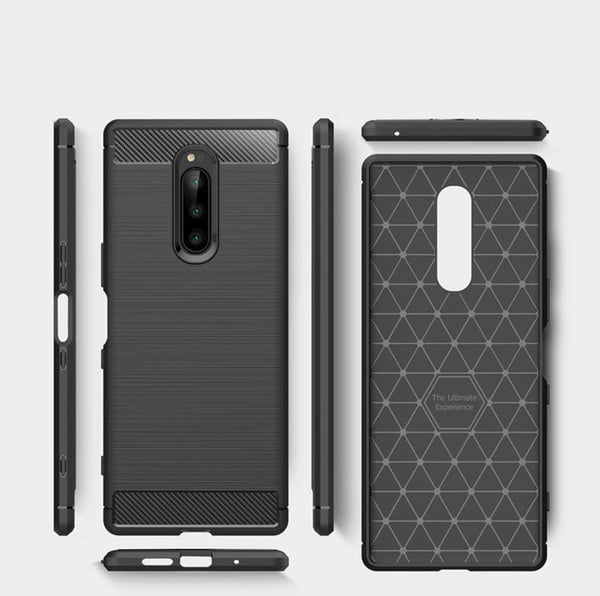 Stöttåligt Armor Carbon TPU-skal Sony Xperia 1