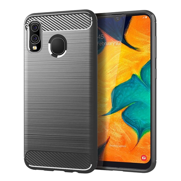 Stöttåligt Armor Carbon TPU-skal Samsung A20e
