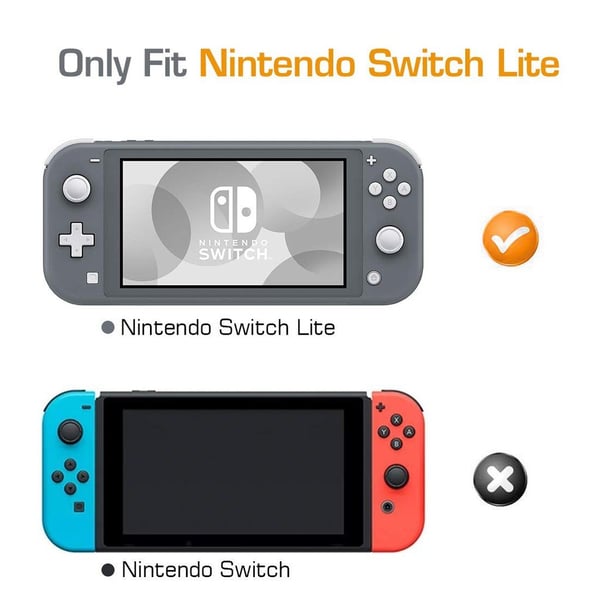 2x Kompatibel med Nintendo Switch Lite skjermbeskytter for herdet glass